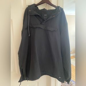 RVCA brand biker wind breaker with chest pocket